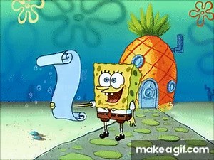 Spongebob's To Do List on Make a GIF