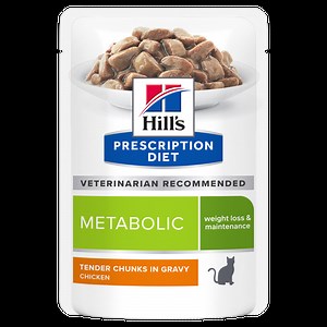 Metabolic Wet Pouch Cat Food Chicken | Hill's Prescription Diet
