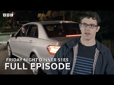 Friday Night Dinner FULL EPISODE | S1E5 | Nearly Run Over By Dad's Ex! | BBC Studios