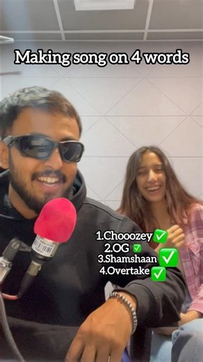 Making song on 4 random words. #music