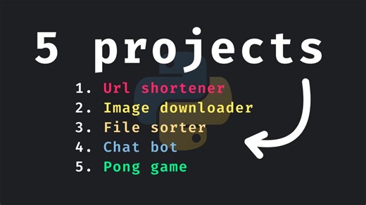 Python 5 大实战项目从入门到精通！URL 缩短 / 图片下载 / 聊天机器人全搞定！