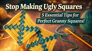 Stop making ugly squares – 5 essential tips for perfect granny squares!