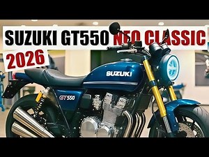 Suzuki GT 550 2026 – The Legendary Comeback | Retro Soul Meets Futuristic Power