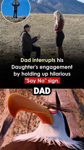 HE SAID WHAT?! 😱 Dad Pranks Daughter During Her Proposal #Shorts #Funny #Marriage