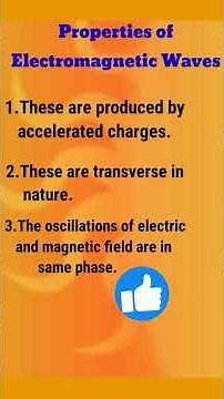Properties of Electromagnetic Waves | Class 12 Physics JEE IIT