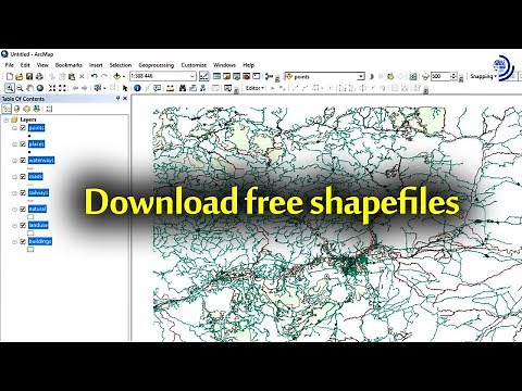 How To Download free shapefiles maps by region