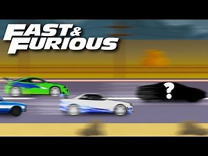 Top Speed Simulation of Cars from "Fast & Furious" | Car Comparison
