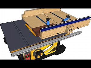 Jobsite Table Saw Crosscut Sled / Repeatable Accurate