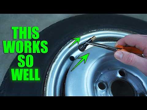 How to Replace Tire Valve Stem Without Removing Tire + Inside view