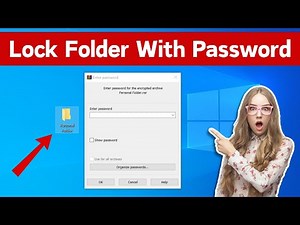 How To Lock Folder With Password On Windows 10 Or 11 | How To Lock Folder In Laptop Or PC (Easy Way)