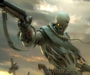 Undead Cowboy Live Wallpaper