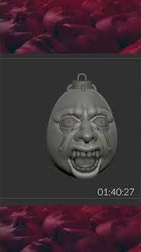 Weekly sculpting practice~ 001_behelit 🌚 part 3 #berserk #3dsculpting #zbrush #berserkart #behelit