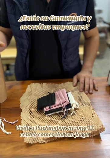 Variedad de empaques para negocios en Guatemala
