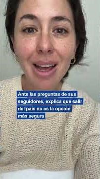 Ofelia, from 'Masterchef 9': "The embassy is sending us reassuring information"
