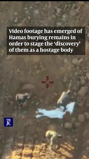 Footage has emerged of Hamas burying a body only to then be photographed 'discovering' and recovering the remains, as an attempt to manipulate the current ceasefire deal. Under the recent deal, Hamas need to return all hostages to Israel, both living and dead. This staged scenario appears to be an attempt from the terror group to convince the Red Cross and Israeli officials that they are upholding their end of the deal. The remains belong to Ofir Tzarfati, a young Israeli taken from the Nova fes