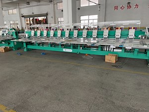 [Hot Item] Yonthin High Speed Automatic Dahao Computer 9/12/15 Needles 12 Heads Flat Embroidery Machine Computerized for Cheap Sale