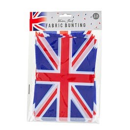Union Jack Fabric Bunting 3.6m