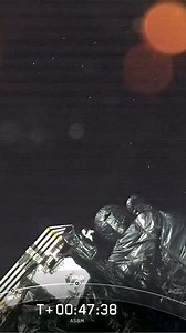 2.9K views · 41 reactions | #SpaceX #Falcon9 Deploys Arctic Broadband Satellites  Stunning Satellite Deployment Captured from Orbit! | Overlook Horizon | Facebook