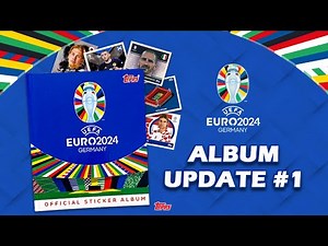 TOPPS UEFA Euro 2024 Stickerkollektion - ALBUM-UPDATE 1