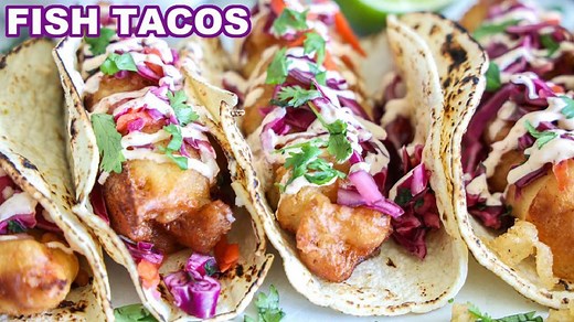 56K views · 182 reactions | These fish tacos are crispy and flaky, wrapped in a warm tortilla and topped with Baja cream and cabbage slaw. The beer-battered fish and seasoned coating make these tacos absolutely delicious. RECIPE- https://simplyhomecooked.com/crispy-fish-tacos/ | Simply Home Cooked | Facebook