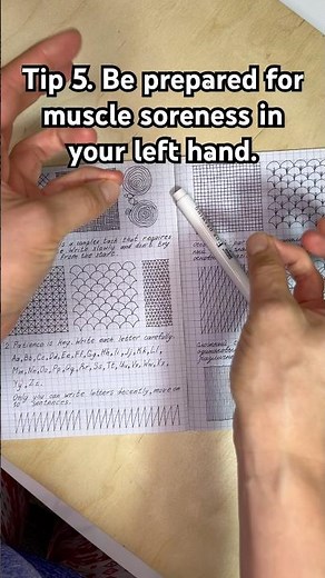 How to Learn to Write with Your Left Hand if You're Right-Handed. Tip 5 (of 10) #handwriting