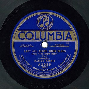 Marion Harris - Left All Alone Again Blues / Everybody But Me