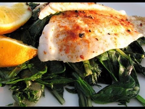Simple Sole Over Dandelion Greens Recipe