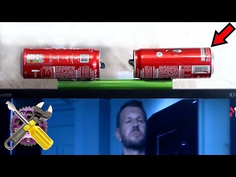 HOW TO MAKE HOMEMADE HD ANTENNA,WITH CAN OF COCA-COLA