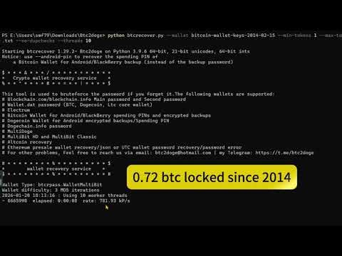How to recover bitcoin-wallet-keys backup: 0.72 BTC recovered