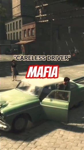 SLOPPY DRIVING - Mafia II #mafia #shorts #accident