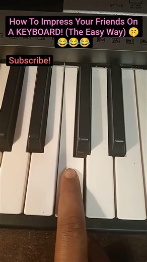 How To Impress Your Friends On A KEYBOARD! (The Easy Way) 🤫😎💡 #yourwritingguide #piano #viral