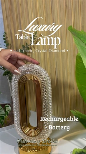 Luxury Led Light Table Lamp Super Cute and napaka Aesthetic Nasa Comment section kung saan ko nabili!!!😍😍😍 #homedecor #tablelamp #affilliatemarketing #reels | Mommy Stella