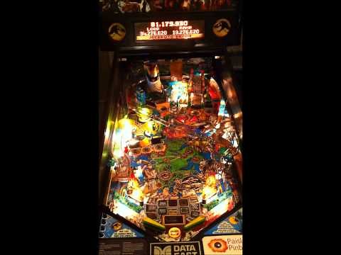 Jurassic Park pinball machine by Data East - Gameplay