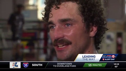 Firefighter boxing for fallen hero in Kansas City’s Guns & Hoses event