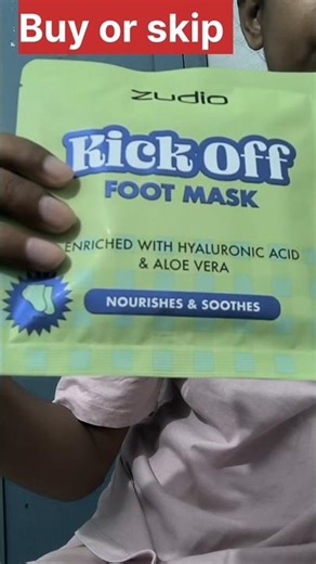 Honest🧐 Zudio foot mask review 🙄#zudio#skincare #review #viralshorts