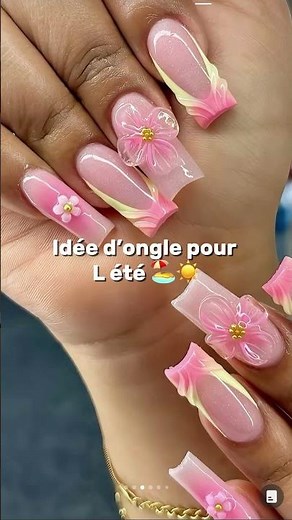 Idée d’ongle pour l’été ☀️🏖️