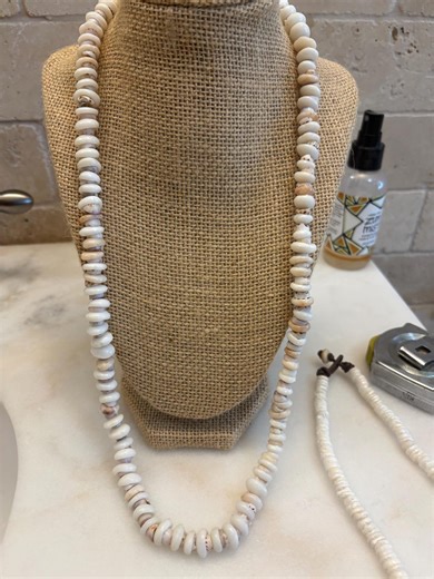 Vintage Large Puka Shell Necklace - Etsy