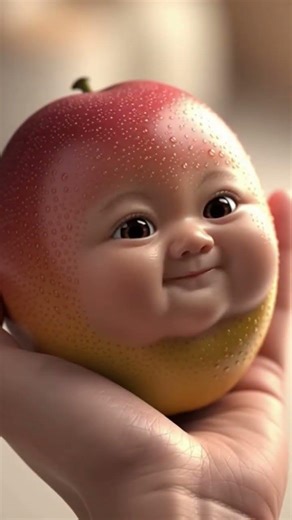 Mango Baby's Juicy Feast: Guaranteed to Make You Smile! 🥭😋
