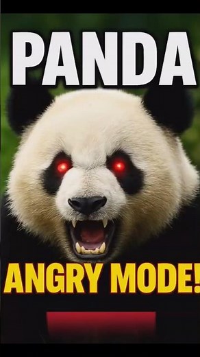 “Don’t Judge This Panda by Its Angry Face 😱”