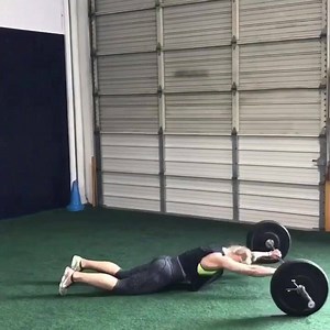 47K views · 2K reactions | Wednesday's Workout!  4 rounds of the below // rest 1-2 mins between rounds 12 over the bar burpee jumps 10 bent over row to single leg plank jumps 8 bench press to windshield wiper 6 reverse lunges to push-press 4 roll outs GO TEAM!  | KaisaFit | Facebook
