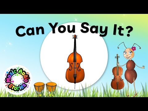 Learn Orchestra Instruments - Double Bass - Sound, See and Say