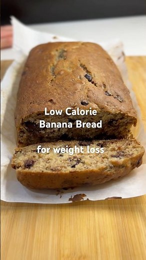Low Calories Banana Bread for Weight Loss Journey