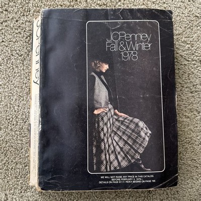 VINTAGE JCPenney Fall Winter Catalog Book 1978 Fashion Tools Electronics Rare 78 | eBay