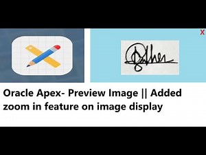 Oracle Apex- Display image in a large scale