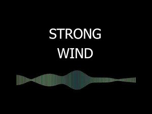 Strong wind sound effect | sfx /bgm | for videos/films #copyrightfree #creativecommons