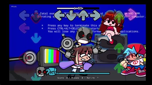 VS QT  Mod Psych Engine Port。VS。OVERLOADING