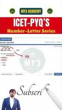 Number Series Tricks in 5 Sec 🔥| ICET Reasoning