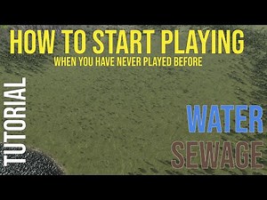 First time playing - Adding Water & Sewage | Beginner's Tutorial | Workers & Resources