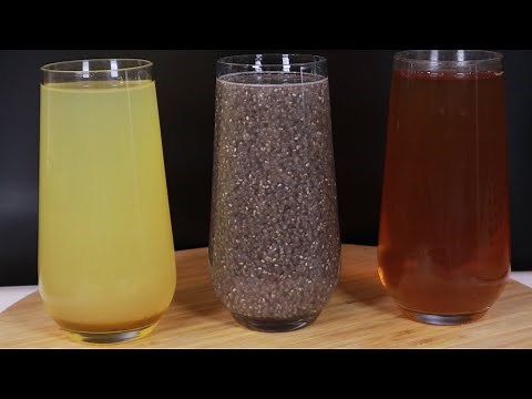 3 fat burning drinks. Weight loss recipes. Homemade drinks to lose belly fat.