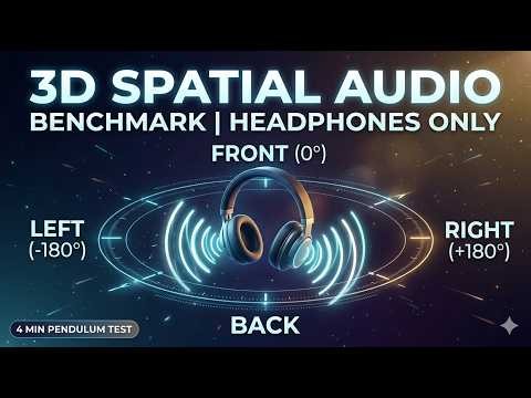Spatial Audio Benchmark: 4-Minute Pendulum Test (3D Soundstage & Orbit Calibration)